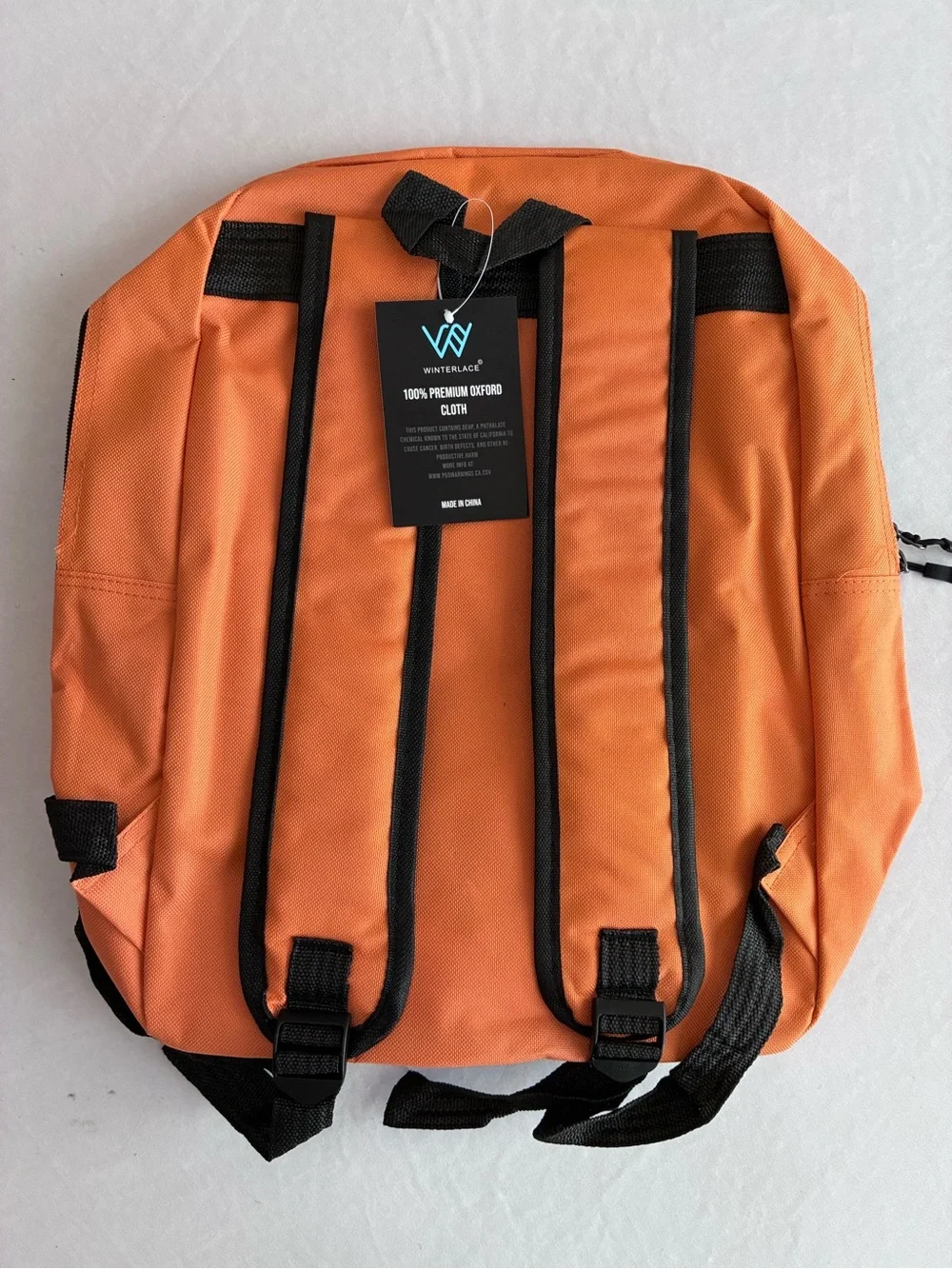 Orange Everyday Backpack - Minimal Design